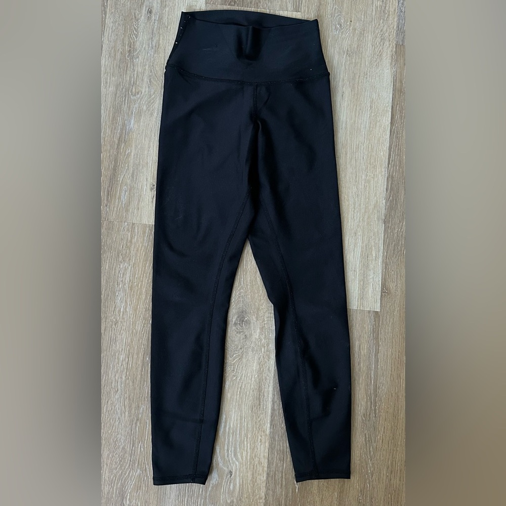 Alo Yoga Black 7/8 High Waist Airlift Leggings